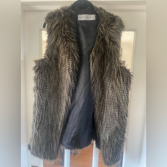 Marc New York by Andrew Marc Faux Fur Vest (XL) - Picture 3 of 7